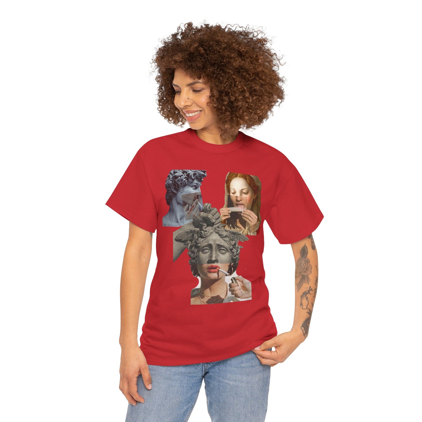 "High Renaissance, Higher Standards" Design Tee - Rolling Through the Ages Cool Shirt