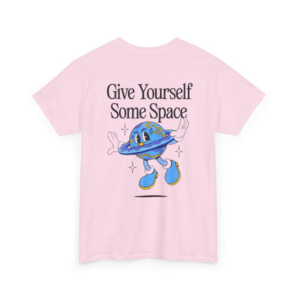 Cute Space Print Unisex Tee - Give Yourself Some Space Design