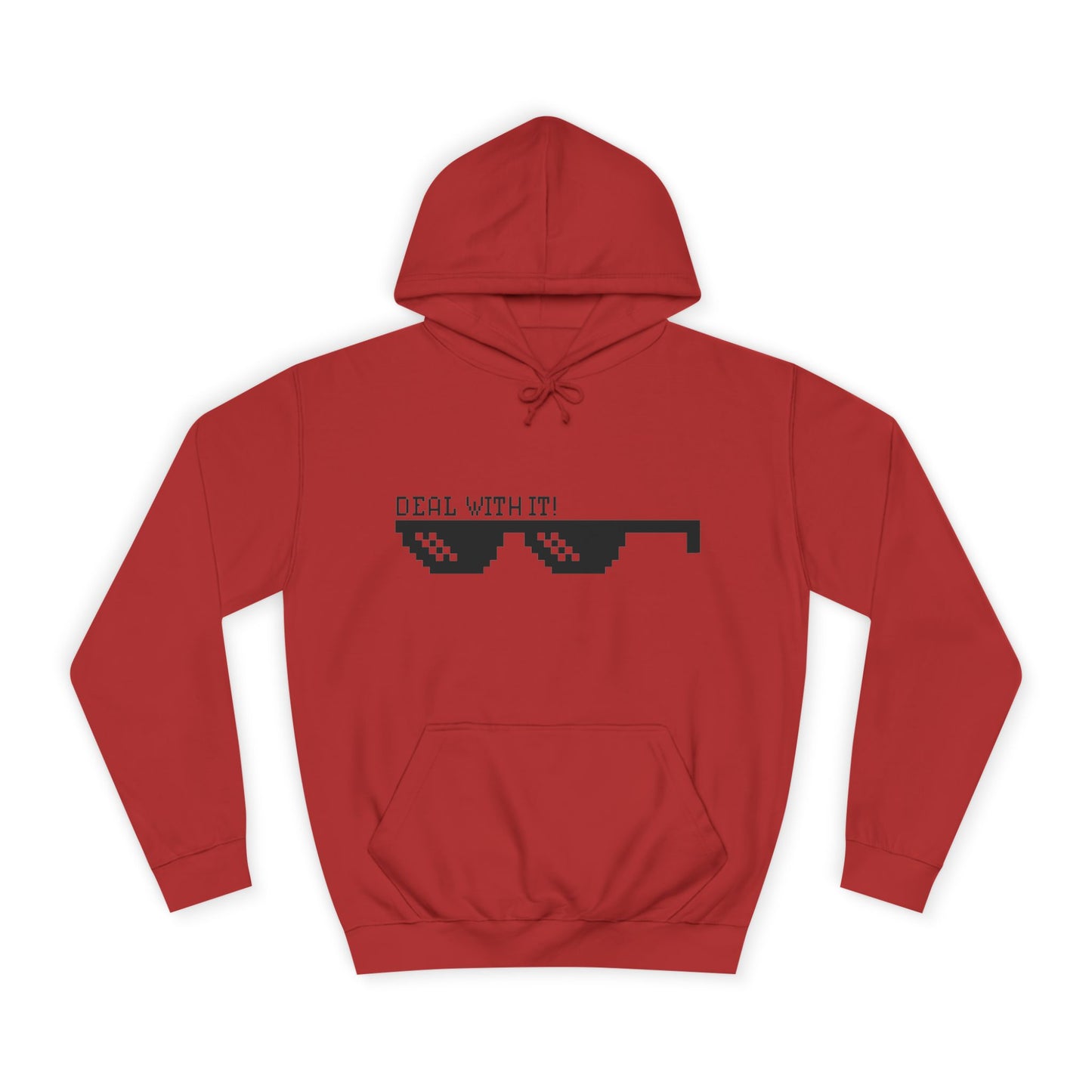 Deal With It Hoodie — 'deal with it' Sunglasses Graphic College Sweatshirt