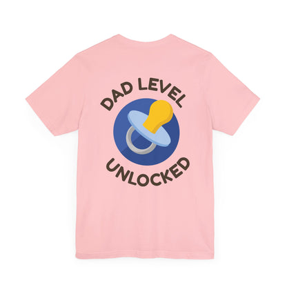 Unisex Jersey Short Sleeve Tee - Dad Level Unlocked