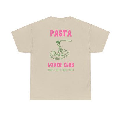 Cool Pasta Design T-Shirt - Pasta Lover Club Unisex Heavy Cotton Tee