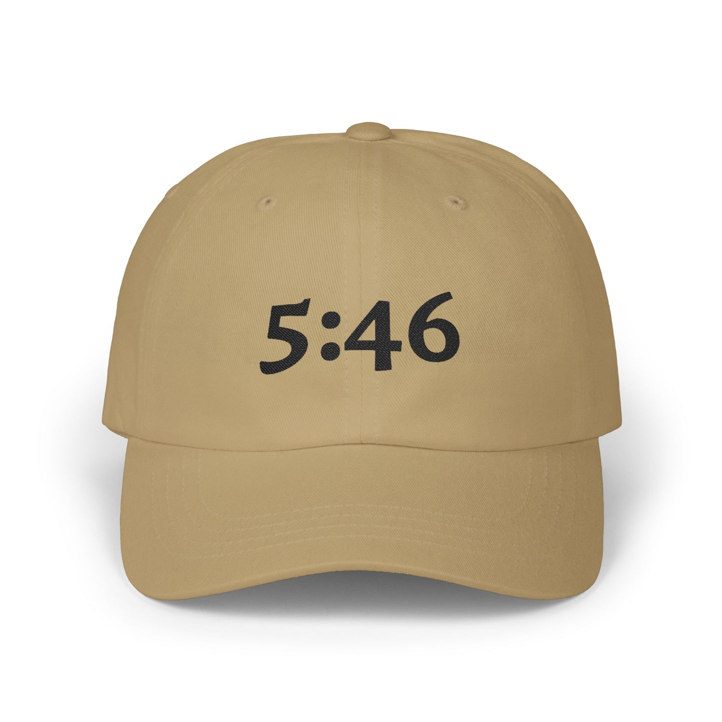 Dad Cap — 5:46 Embroidered Minimalist Baseball Hat