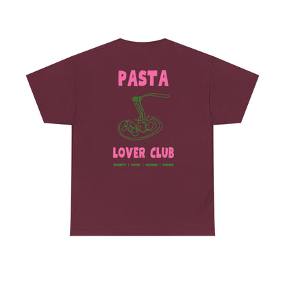 Cool Pasta Design T-Shirt - Pasta Lover Club Unisex Heavy Cotton Tee