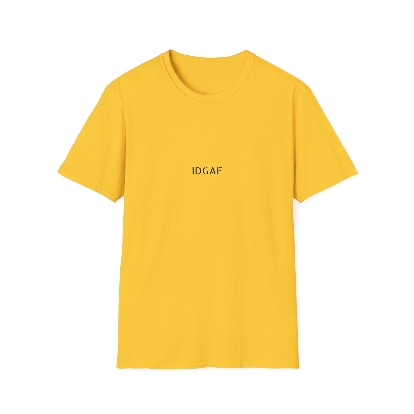 Unisex Softstyle T-Shirt - I don't give a fuck.