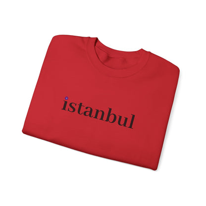 Unisex Heavy Blend™ Crewneck Sweatshirt - İstanbul with Meaningful Sign