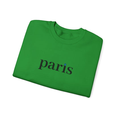 Unisex Heavy Blend™ Crewneck Sweatshirt - Paris with Meaningful Sign