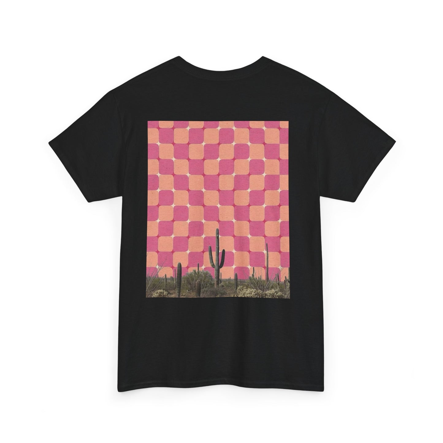 Southwest Aesthetic Mystical Cactus Design - Unisex Garment-Dyed Tee