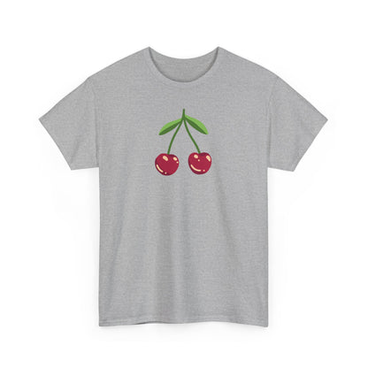 Cute Cherry Embroidery T-Shirt – Summer Style for Everyone