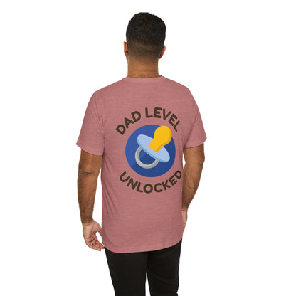 Unisex Jersey Short Sleeve Tee - Dad Level Unlocked