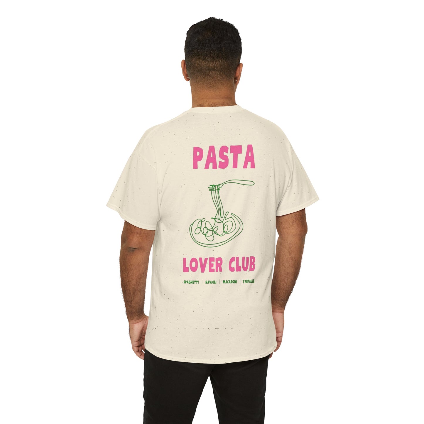 Cool Pasta Design T-Shirt - Pasta Lover Club Unisex Heavy Cotton Tee