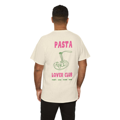 Cool Pasta Design T-Shirt - Pasta Lover Club Unisex Heavy Cotton Tee