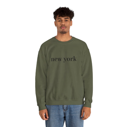 Unisex Heavy Blend™ Crewneck Sweatshirt - Minimal New York Design