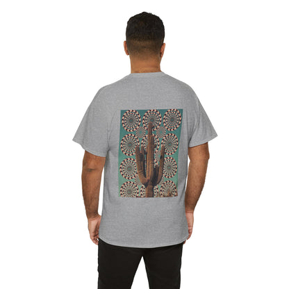 Southwest Aesthetic Mystical Cactus & Eye Design - Unisex Garment-Dyed