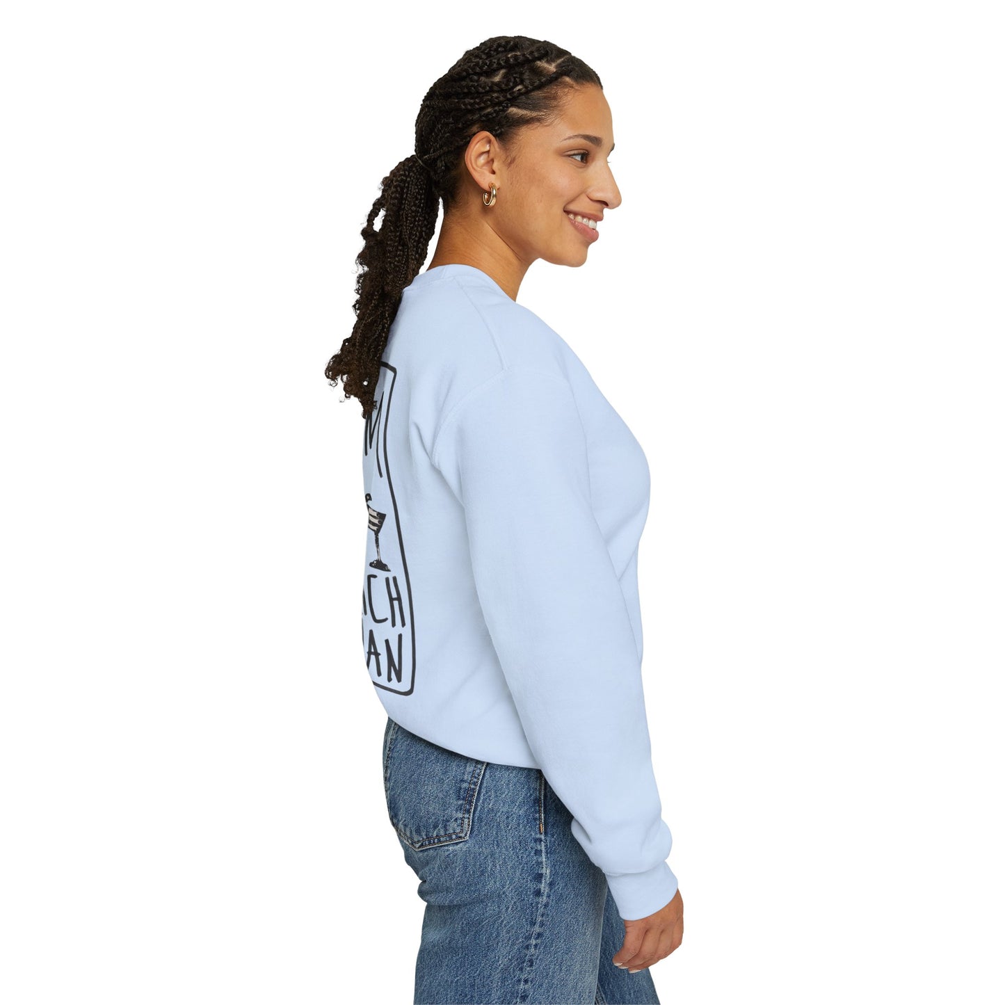 Crewneck Unisex Sweatshirt — “Mom I Am A Rich Man” Graphic Cozy Pullover