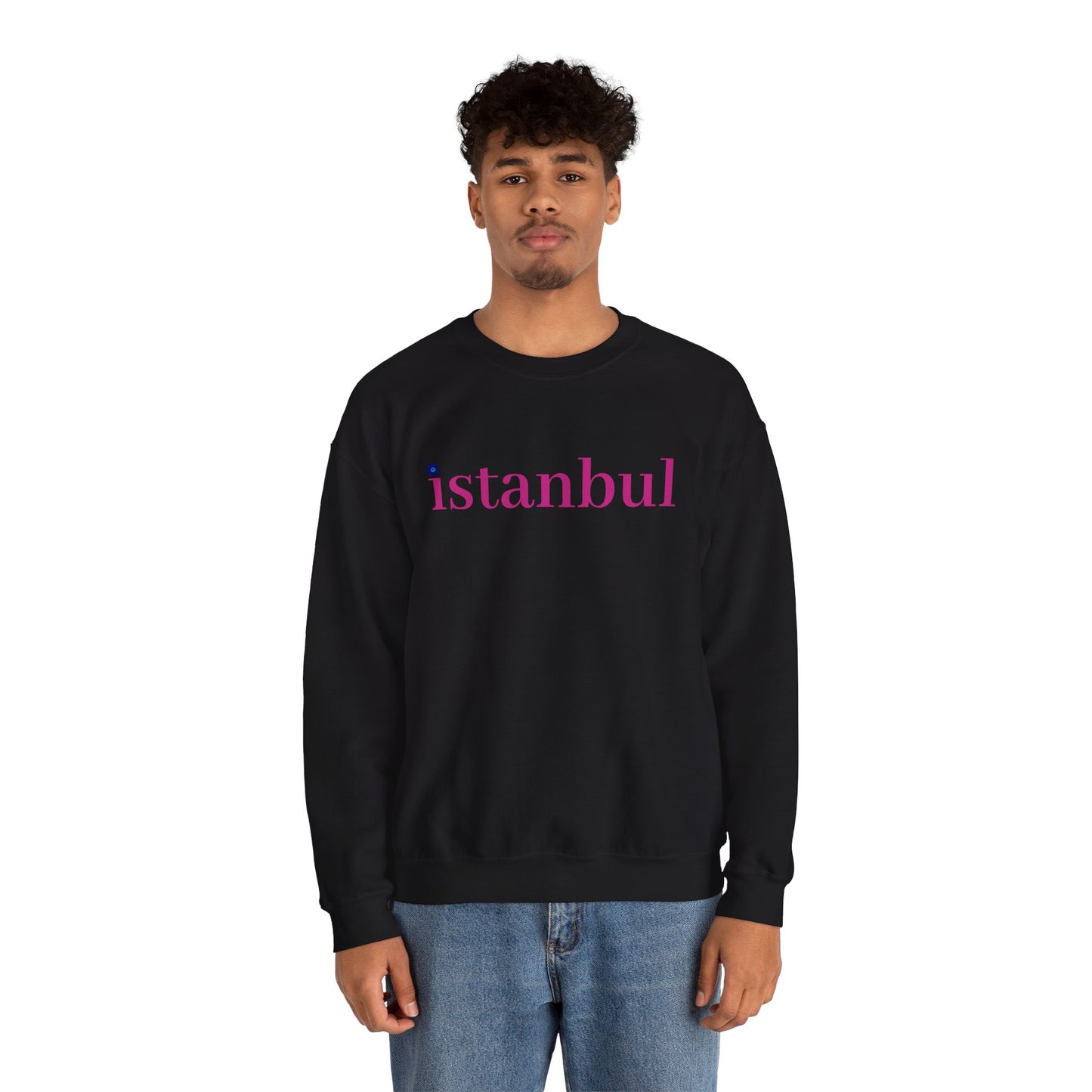 Unisex Heavy Blend™ Crewneck Sweatshirt - İstanbul with Meaningful Sign