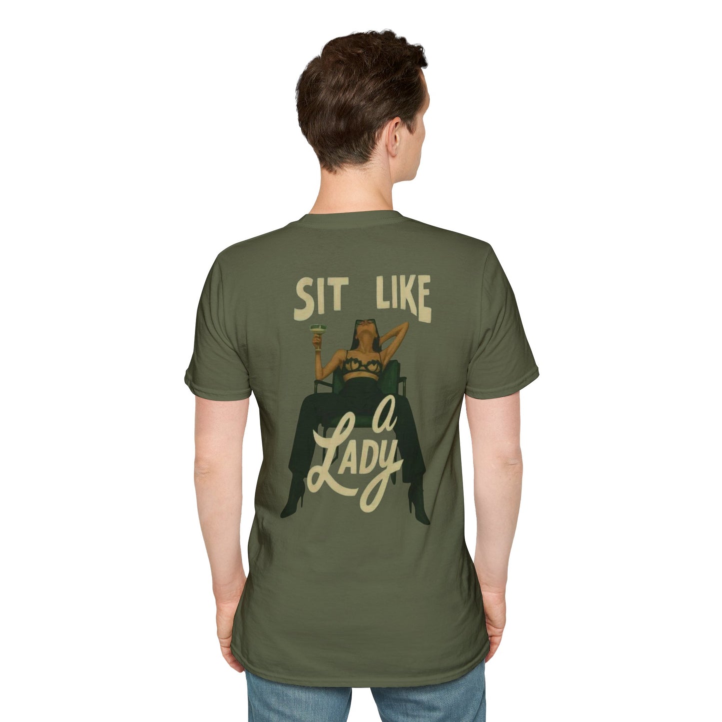Sit Like a Lady T-Shirt — Southern Sass Graphic Unisex Tee