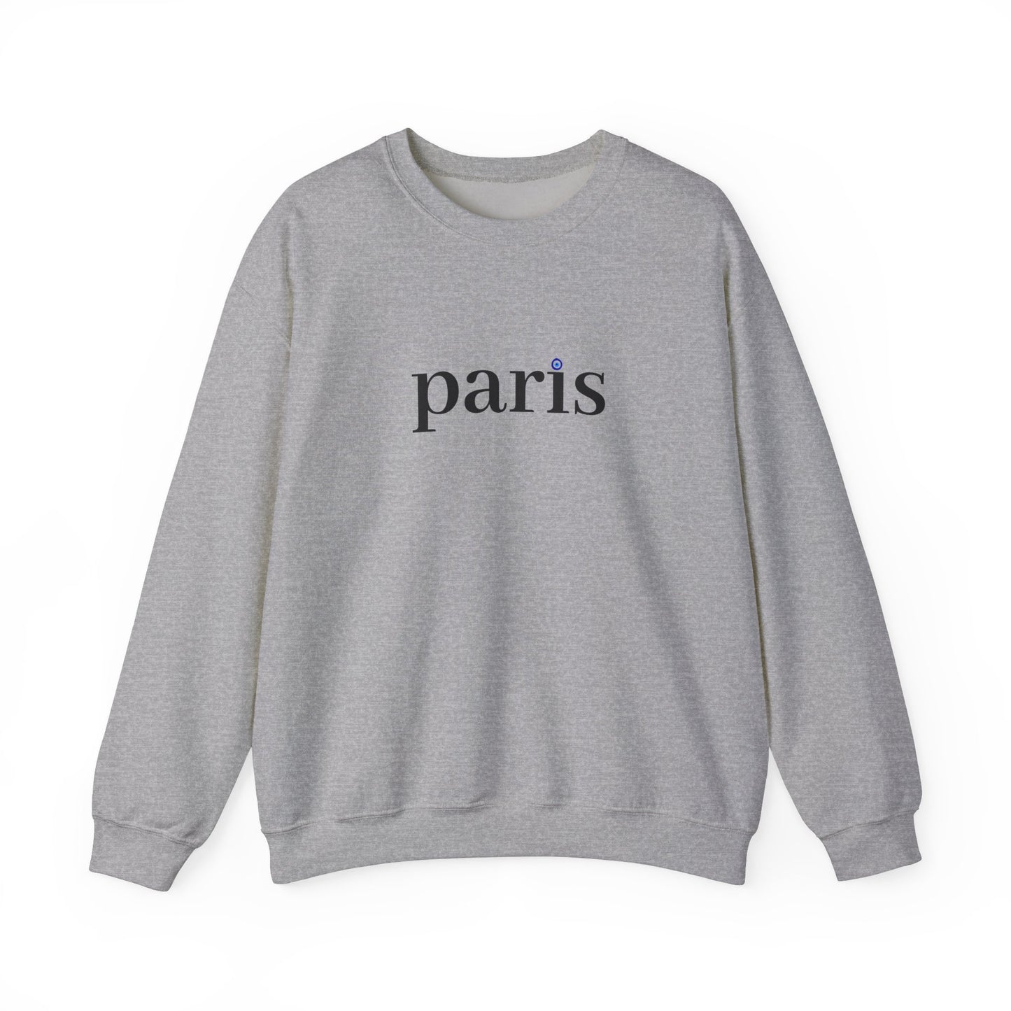 Unisex Heavy Blend™ Crewneck Sweatshirt - Paris with Meaningful Sign