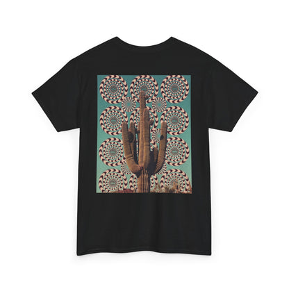 Mystical Unisec Tee - Southwest Aesthetic Cactus & Eye Design