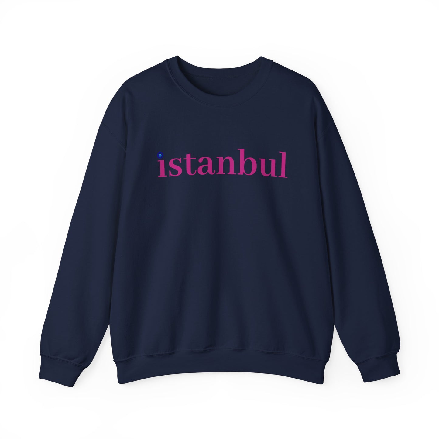 Unisex Heavy Blend™ Crewneck Sweatshirt - İstanbul with Meaningful Sign