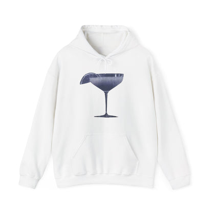 Cocktail Glass Hoodie - Vintage Martini Graphic Sweatshirt