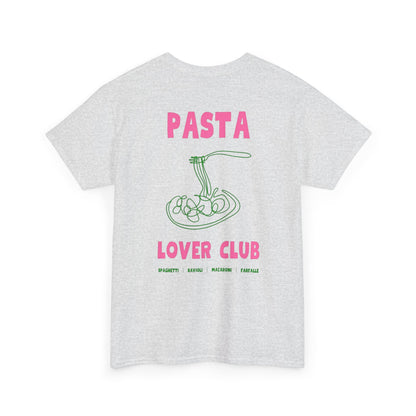 Cool Pasta Design T-Shirt - Pasta Lover Club Unisex Heavy Cotton Tee