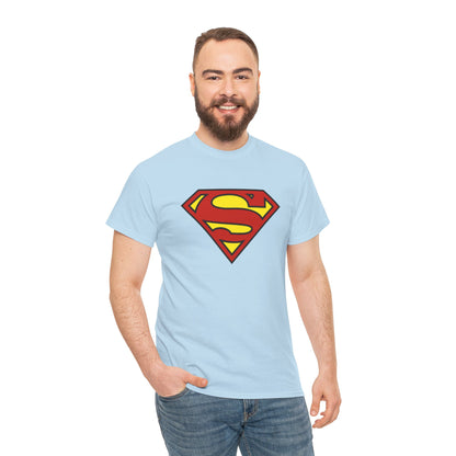 Superman Shield Unisex T-Shirt — Classic Red & Yellow Logo Tee