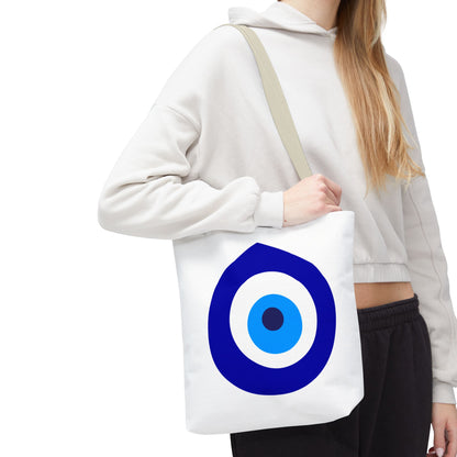 Cute & Minimalist Good Vibe - Evil Eye Protection Design Tote Bag