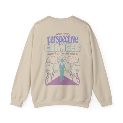 Unisex Heavy Blend™ Crewneck Sweatshirt - Change Your Perspective