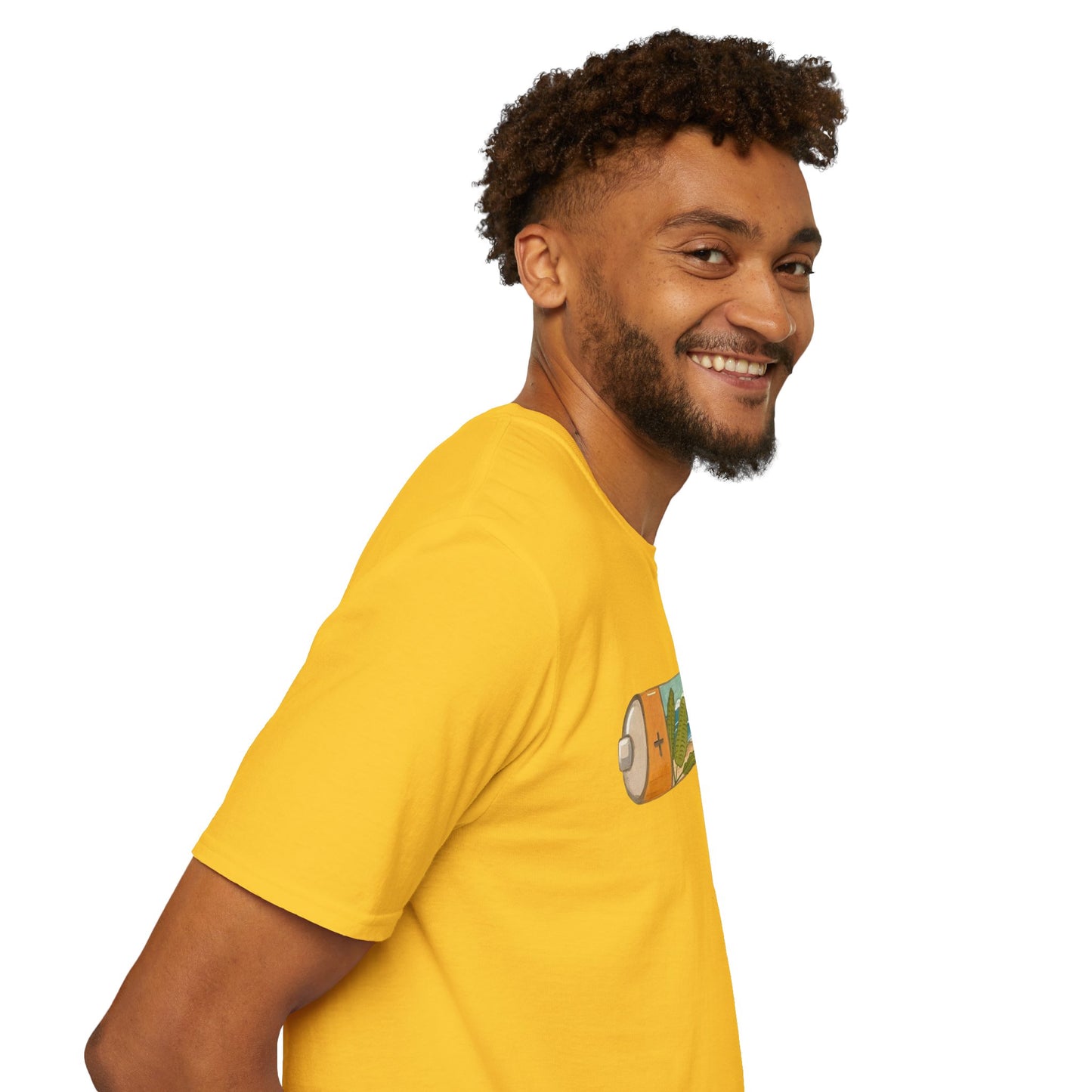 Eco Battery Beach Unisex Graphic T-Shirt