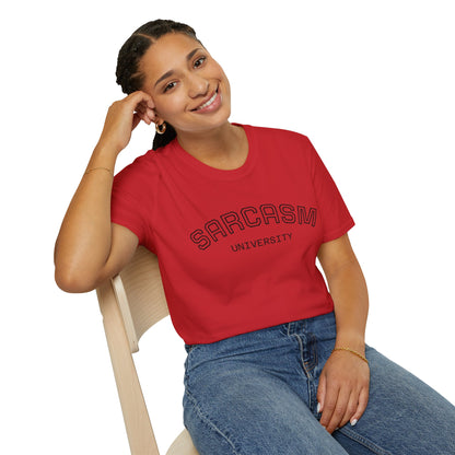 Sarcasm University T-Shirt - Statement Unisex Tee