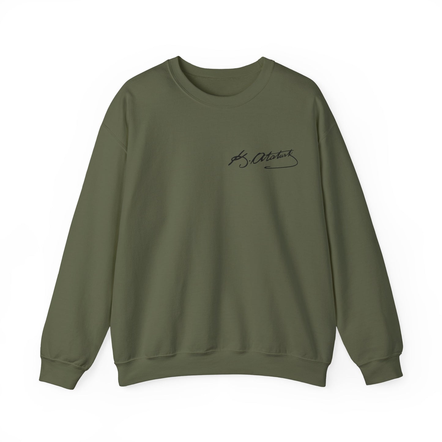 ATA Heritage - Unisex Heavy Blend™ Crewneck Sweatshirt with Signature of Father of Turks