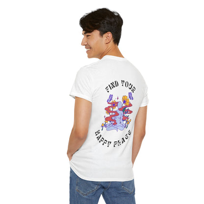 Happy Place Tee Shirt - Find Your Happy Place Authentic Design