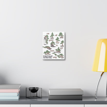 Stretched Canvas with Unique & Meaningful - Be Kind to Yourself and Others.