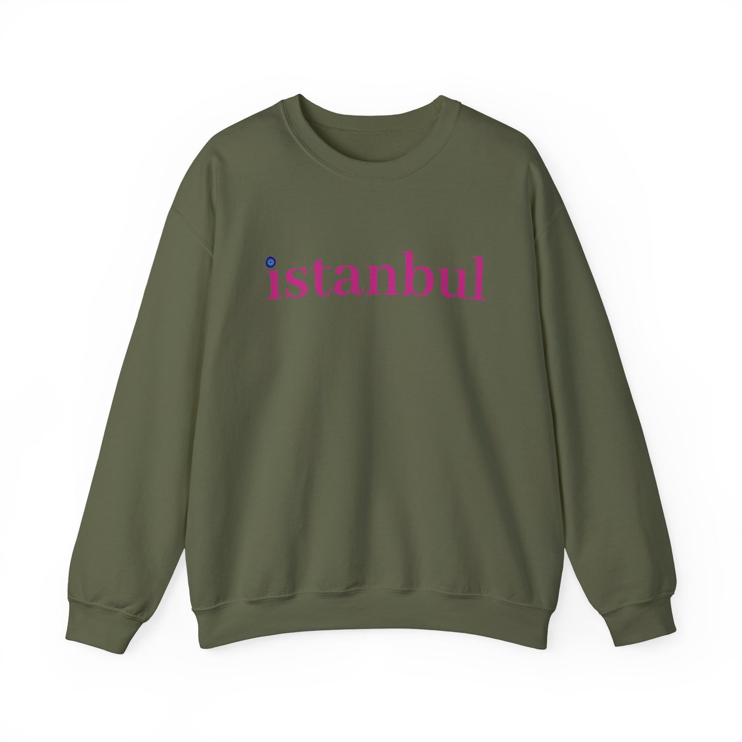 Unisex Heavy Blend™ Crewneck Sweatshirt - İstanbul with Meaningful Sign