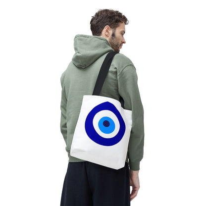 Cute & Minimalist Good Vibe - Evil Eye Protection Design Tote Bag