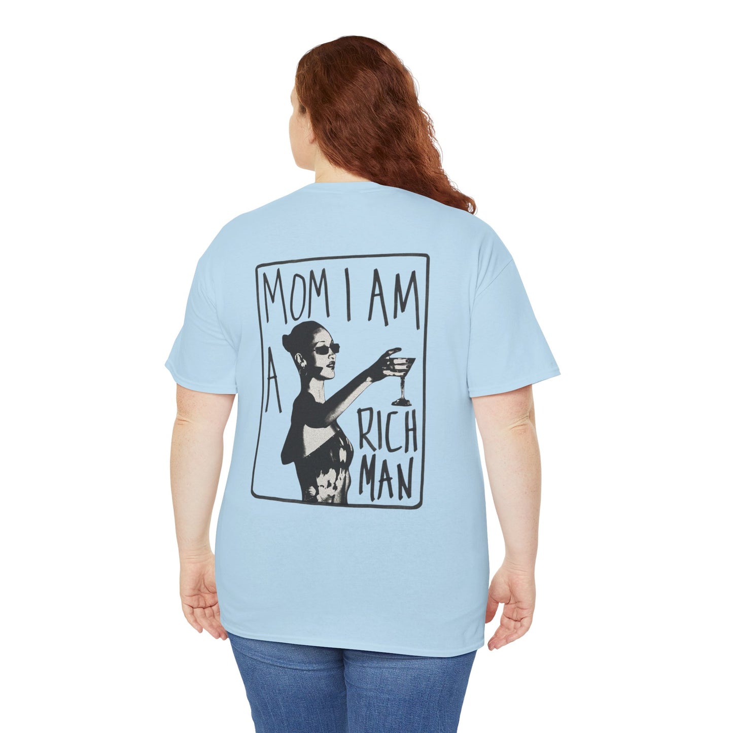 Cute Unisex T-Shirt - 'mom, i am rich man' Design