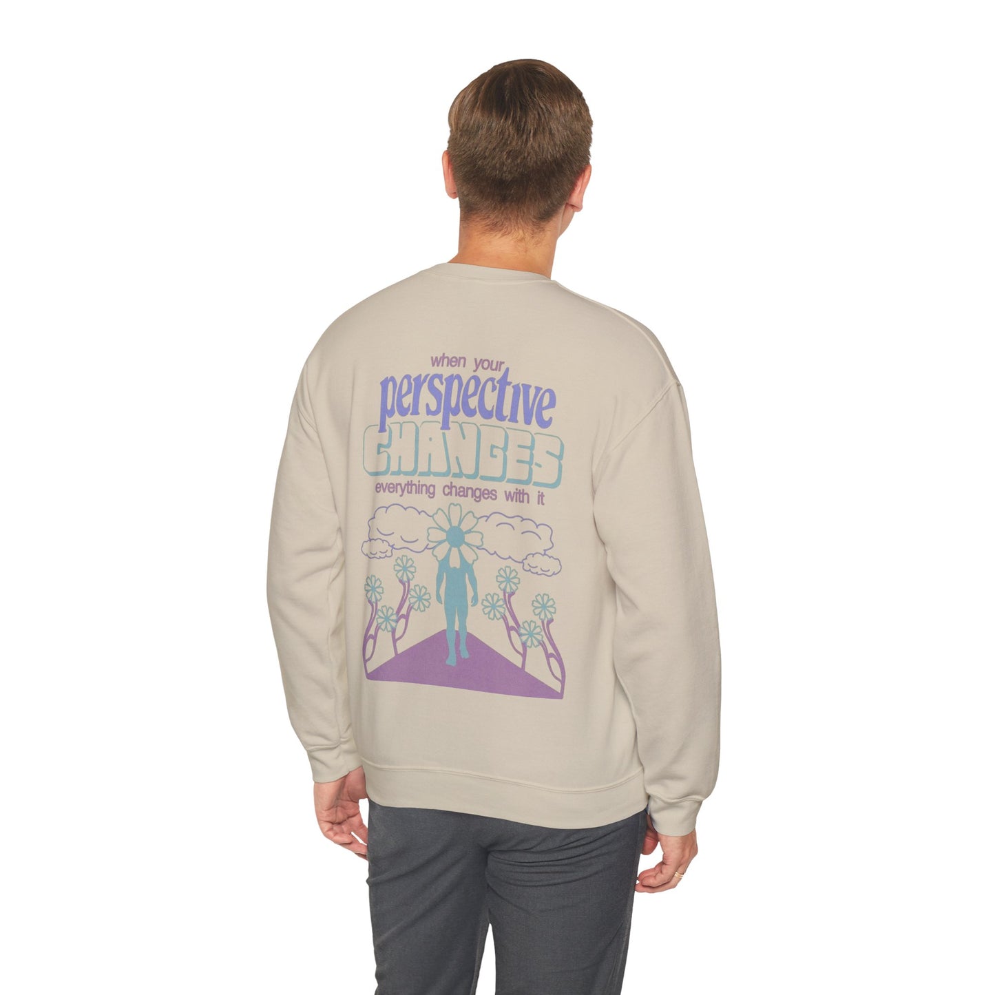 Unisex Heavy Blend™ Crewneck Sweatshirt - Change Your Perspective
