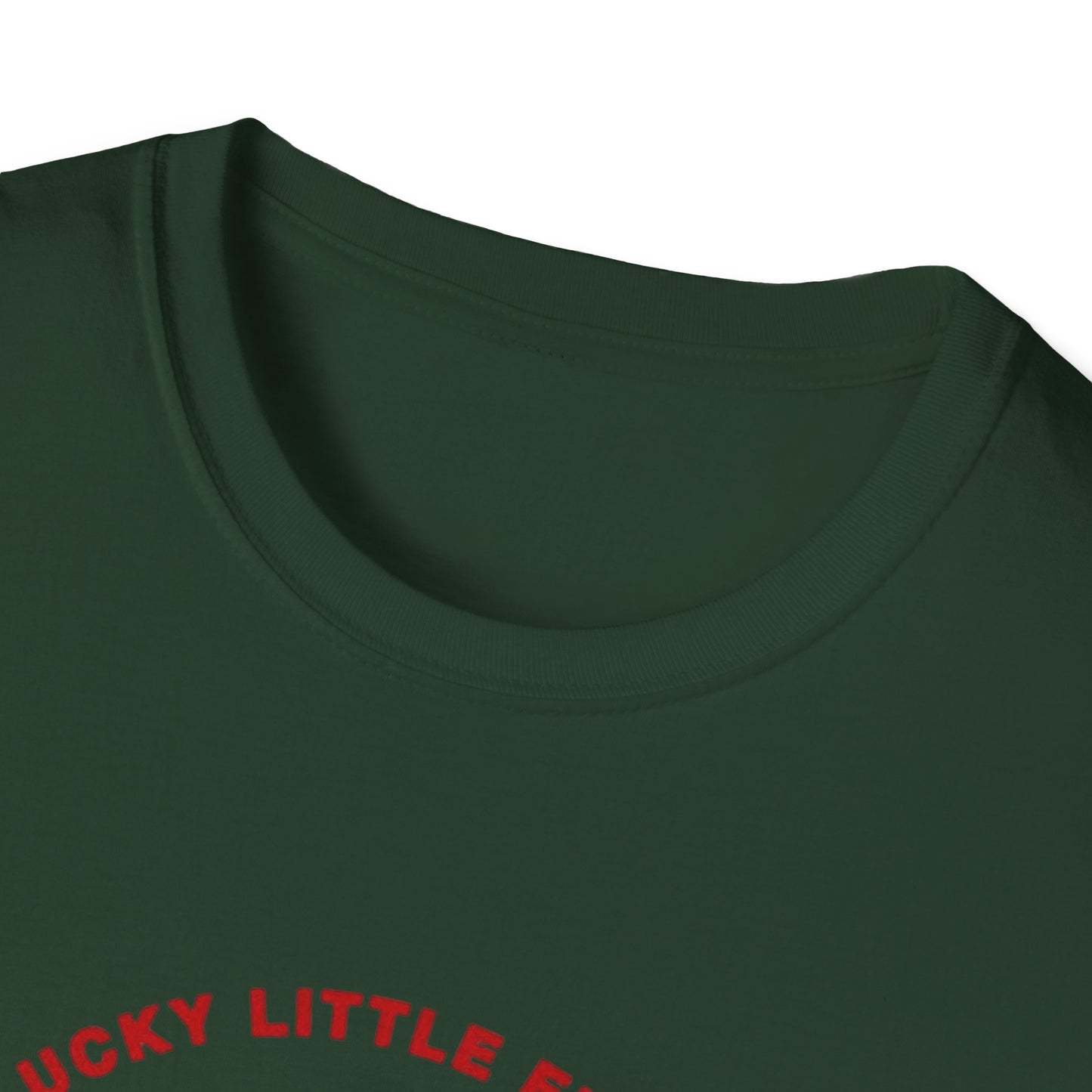 Funny Unisex Softstyle T-Shirt - Lucky Little Fucker Design