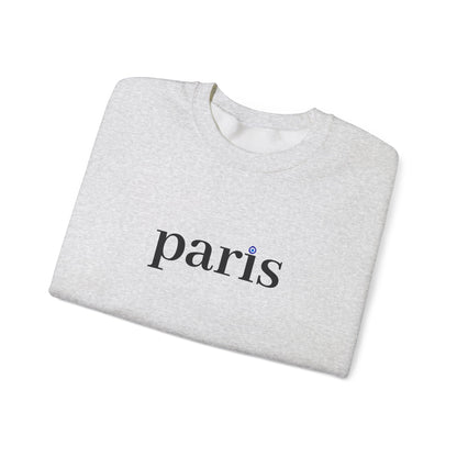 Unisex Heavy Blend™ Crewneck Sweatshirt - Paris with Meaningful Sign