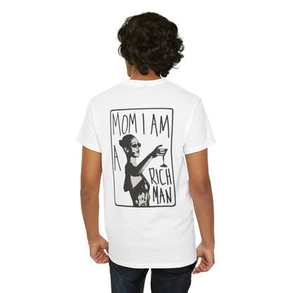 Cute Unisex T-Shirt - 'mom, i am rich man' Design