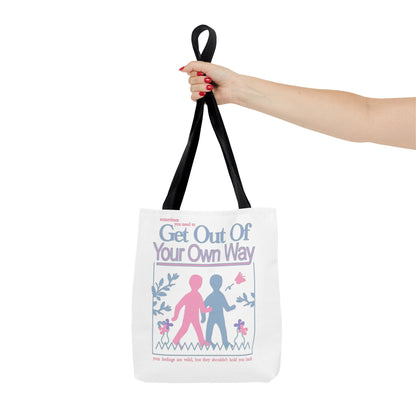 Cute & Minimalist Glass Design Tote Bag - They are just thoughts.