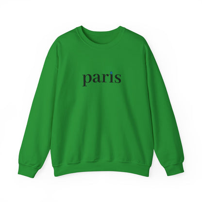 Unisex Heavy Blend™ Crewneck Sweatshirt - Paris with Meaningful Sign