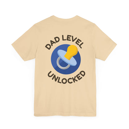 Unisex Jersey Short Sleeve Tee - Dad Level Unlocked