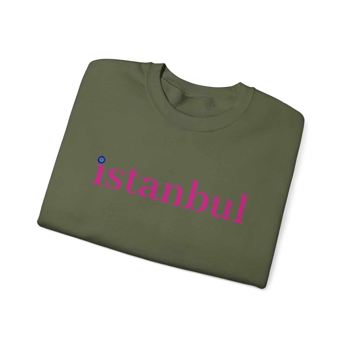 Unisex Heavy Blend™ Crewneck Sweatshirt - İstanbul with Meaningful Sign