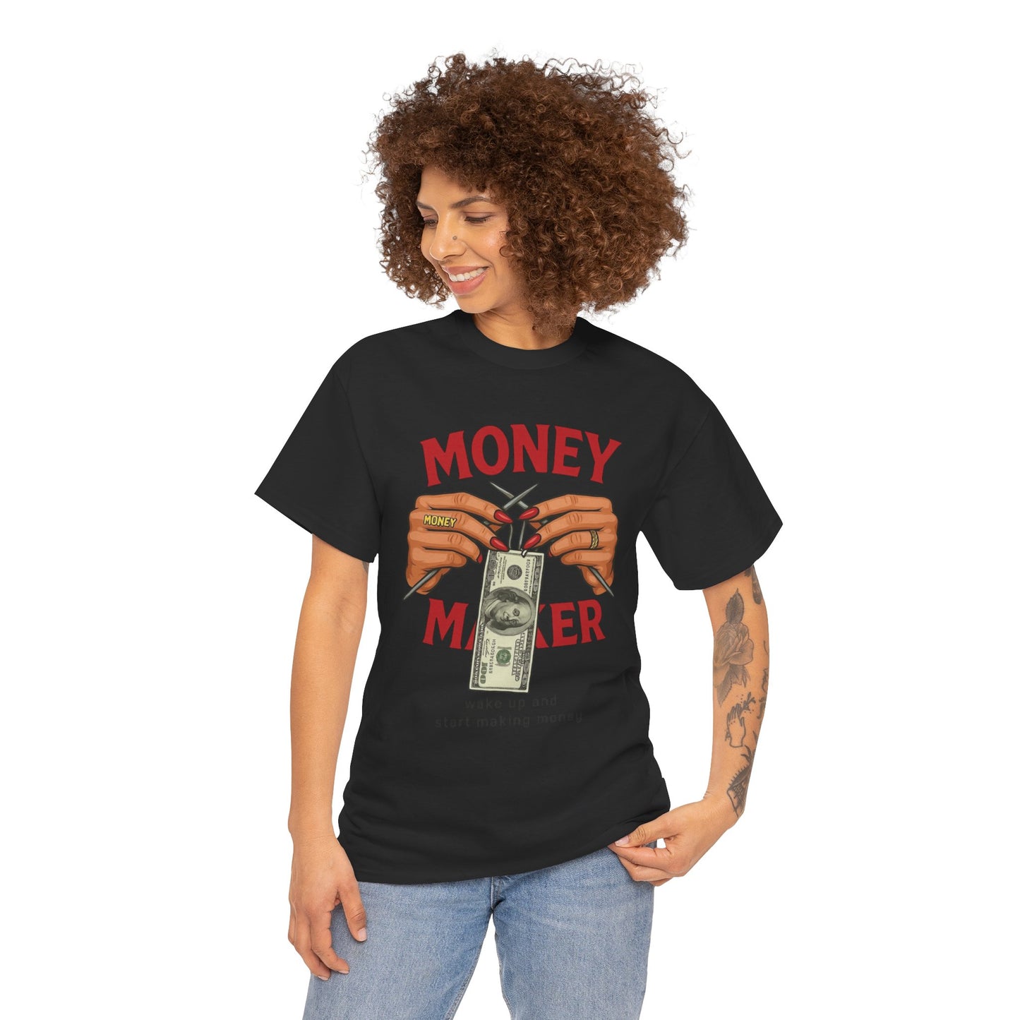 Manifesting Money Maker Tee - Unisex Cool Shirt Design