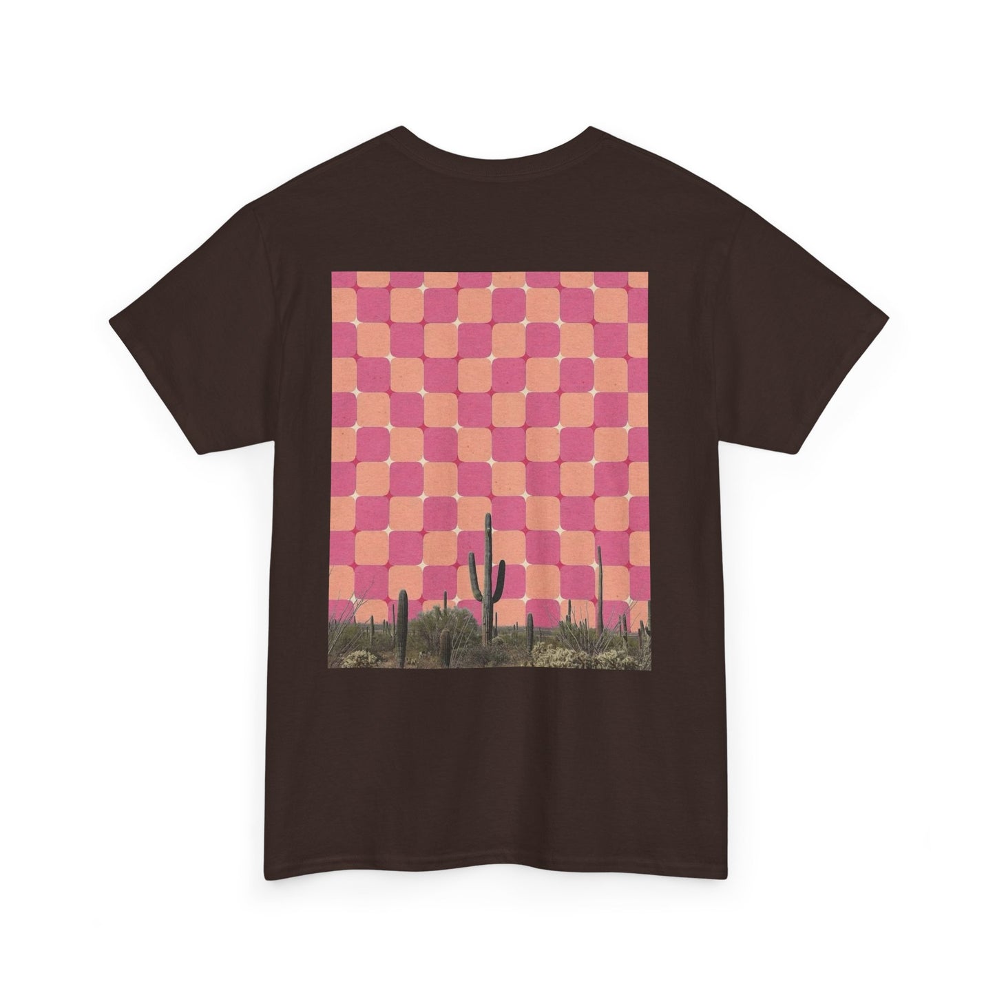 Southwest Aesthetic Mystical Cactus Design - Unisex Garment-Dyed Tee