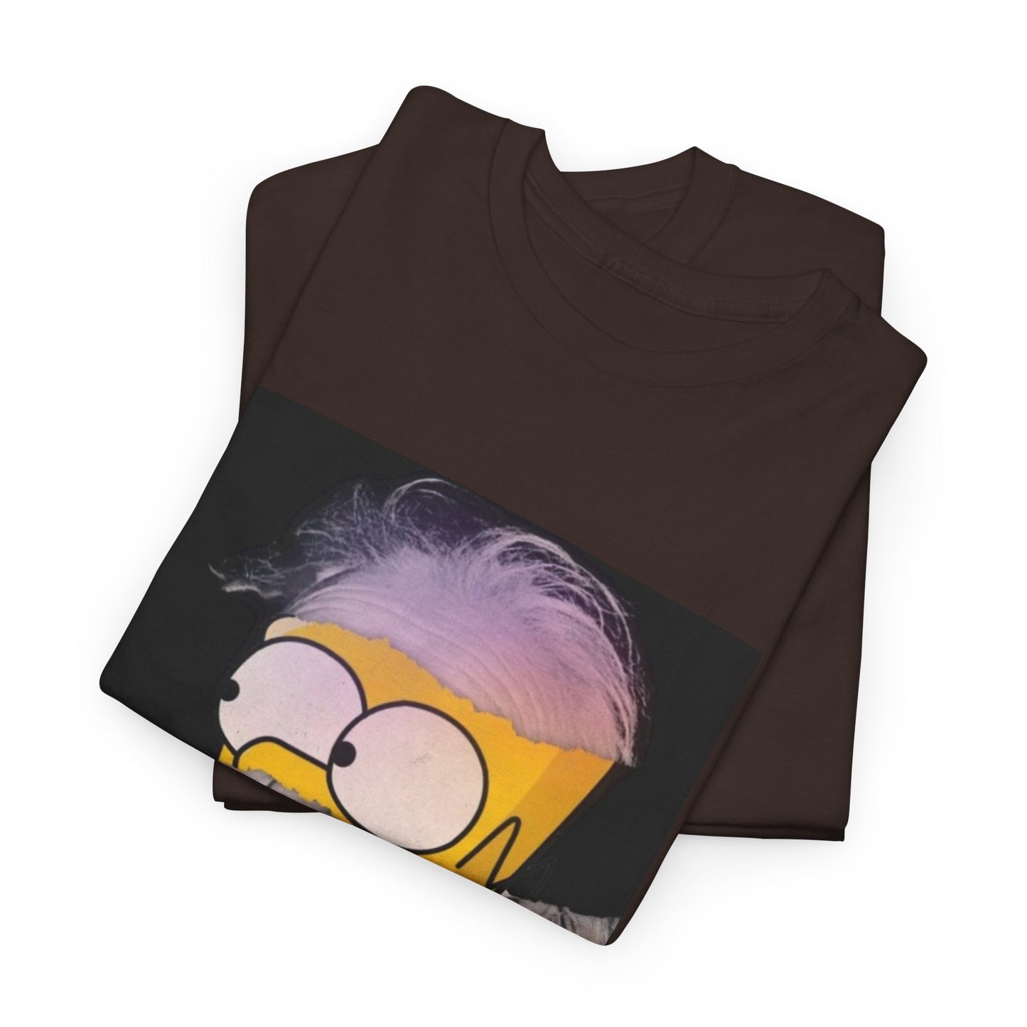 "Smart Meets Stupid" – Pop Culture Mashup Art Print  (Einstein x Bart Simpson)
