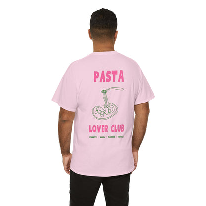 Cool Pasta Design T-Shirt - Pasta Lover Club Unisex Heavy Cotton Tee