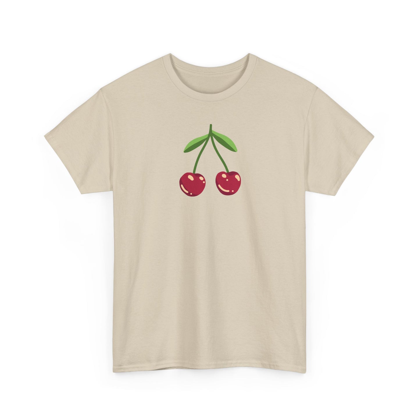 Cute Cherry Embroidery T-Shirt – Summer Style for Everyone
