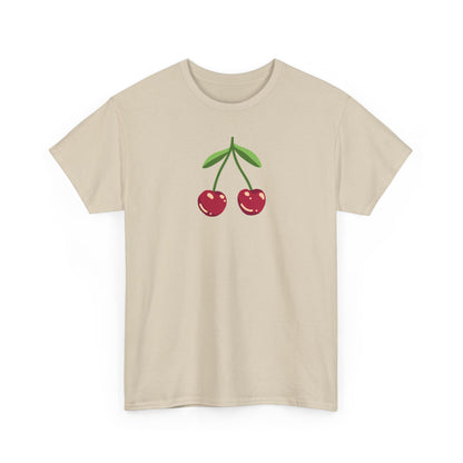 Cute Cherry Embroidery T-Shirt – Summer Style for Everyone